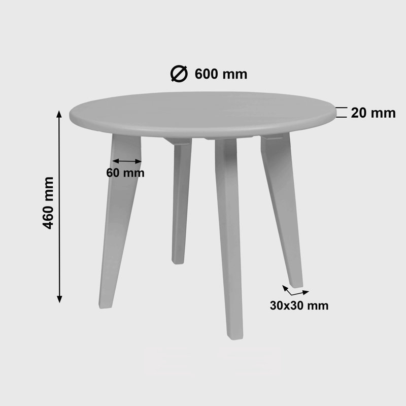 Bower Coffee Table, Dark brown wood