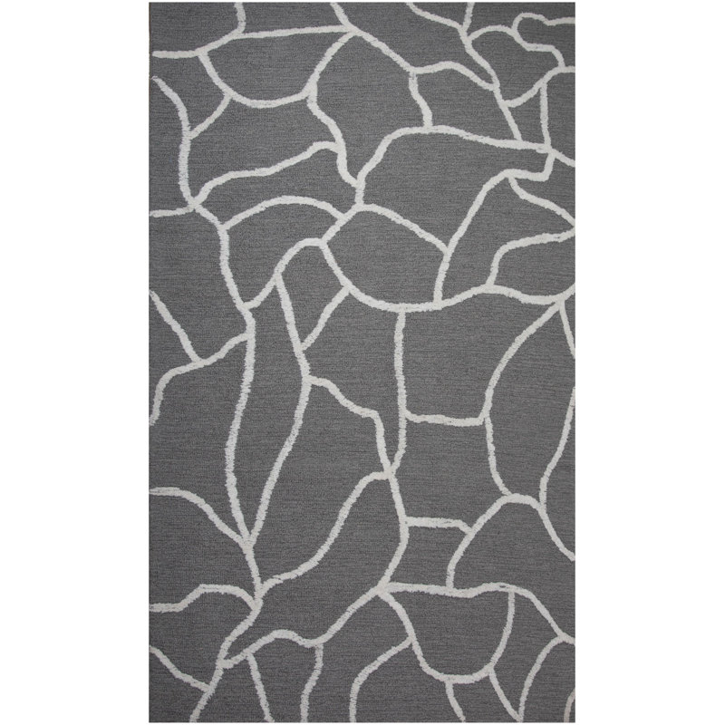 100% Wool Hand Tufted Area Rug, Rectangle 5' x 7' 6"