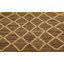 Tapis brun / beige en laine Kilim fabriqué à la main de conception unique Sinclair