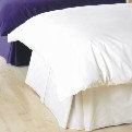 Poly Cotton Platform Valance, Single, Black
