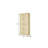 72" Yellow Solid Wood Four Door Two Drawer Pantry Or Storage Closet