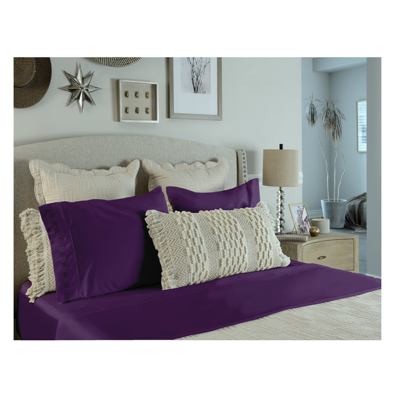 Ensemble de draps en microfibre Paarizaat 9000 Series, Crème, Complet/Double