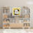 Aaronda 70.7" W x 51.1" H Bookcase 4 Tier 9 Cube Bookshelf with Drawers Horizontal Toy Storage Organizer-935273912