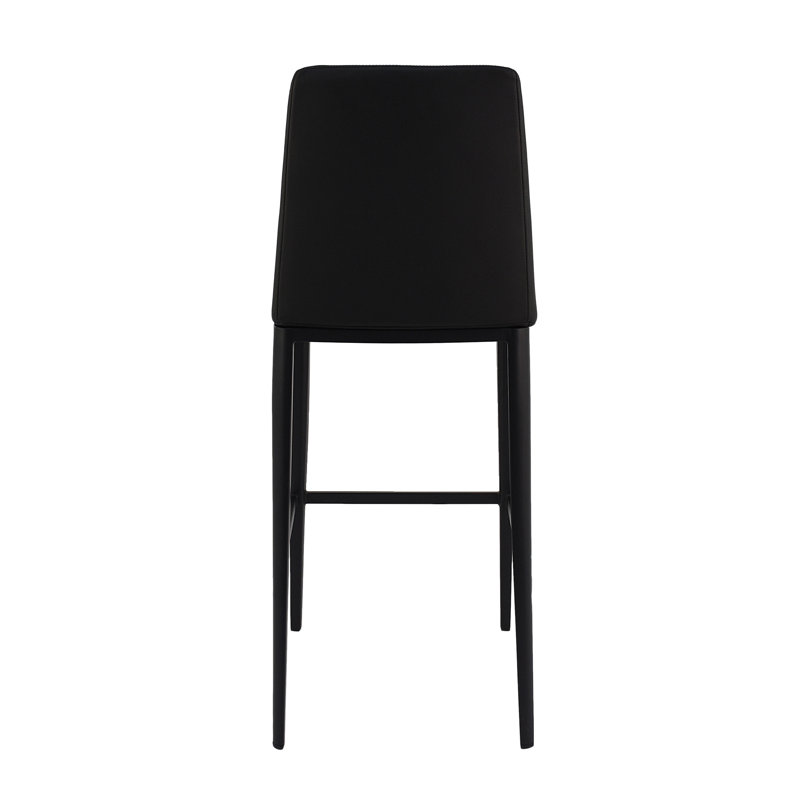 Molinaro Hasan Bar & Counter Stool, Black, Counter Stool (25.5" Seat Height)