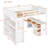 Harmonie 5 Drawer Loft Bed with Built-in-Desk and Bookcase by Harriet Bee-1558337489-1558337494