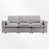 100% polyester gris est en rupture de stock