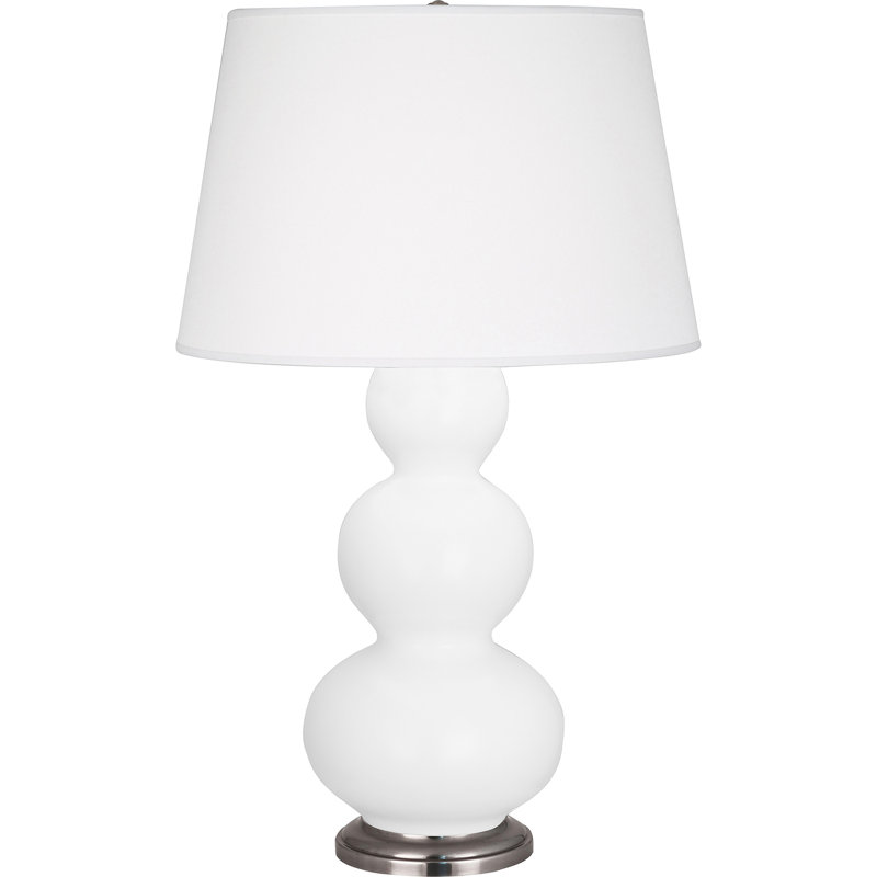 Table Lamp, Matte Daisy/Silver