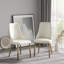 Table de salle à manger 59,05 po Modern White Stone-553690302