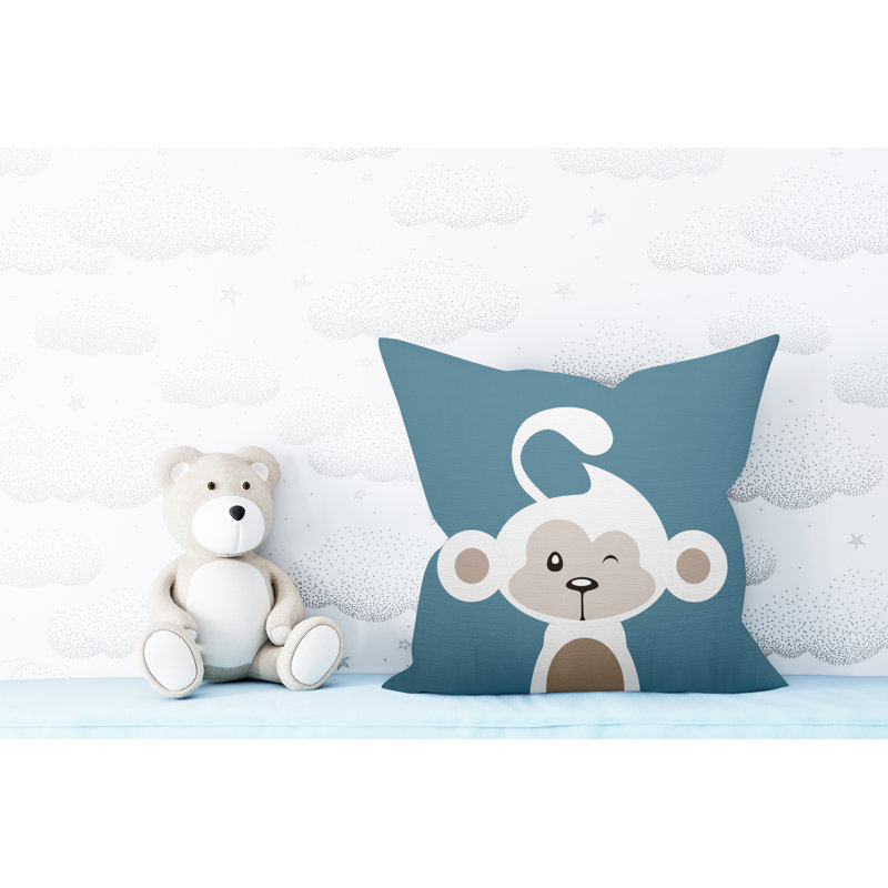 Coussin intérieur Ollie, 15 po x 15 po, Ardoise, Carré