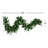 72" Pre-Lit Pine Christmas Garland