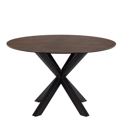 Harrisonburg Round Metal Base Dining Table