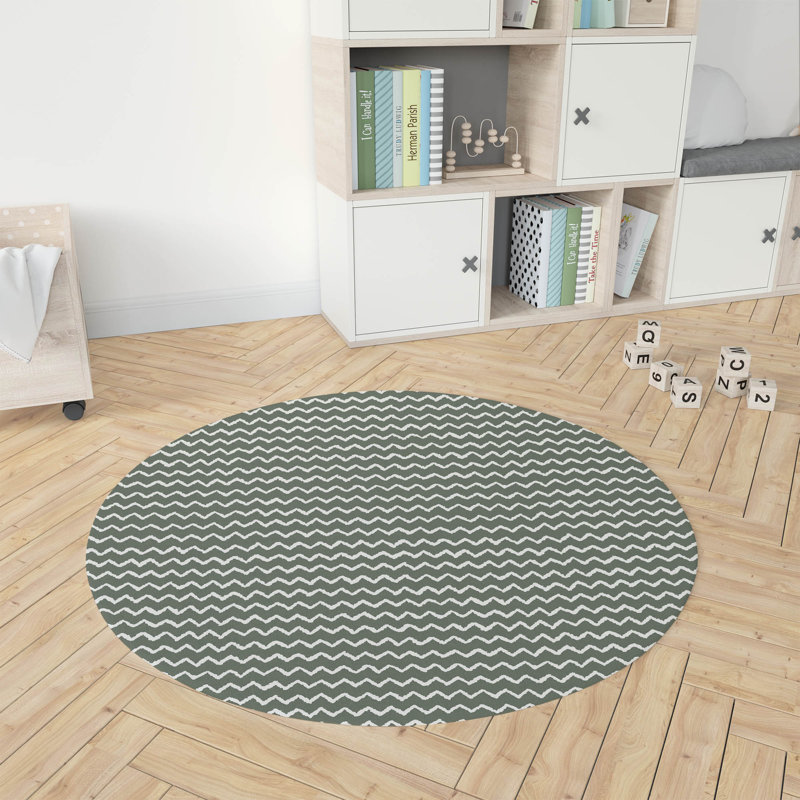 Tapis de jeu Chevron Wave Kids, Chimichurri / vert