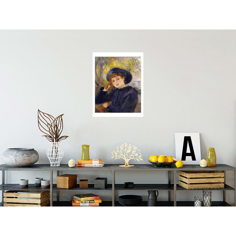 Portrait de Madamoiselle Demarsy par Pierre-Auguste Renoir - Estampe numérique, H 28 po x l 22 po