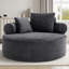Fauteuil demi-tonneau rembourré Addisin-1451168355