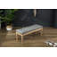 Banc de salle à manger capitonné en tissu Leviton-382054326-382054327