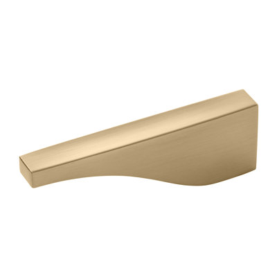 Poignée Channel - 3 po x 1/2 po - Bronze Champagne - Quincaillerie contemporaine pour tiroirs et armoires