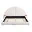 Lit arqué unique avec petite table Unique, grand, beige