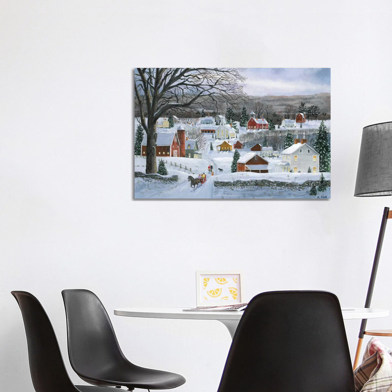 «Peaceful Valley Road» par Bob Fair - impression sur toile tendue, H 26 po x l 40 po x P 1,5 po