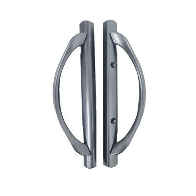 Amesbury Truth Sliding Patio Glass Door Handle Set – 10-1/2" Replacement Handle With 3-15/16" Screw Hole Spacing