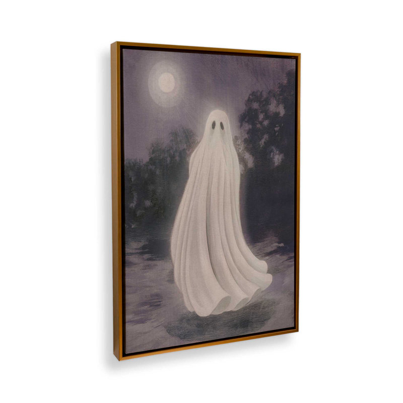 «Floating in the Forest I» par Grace Popp, reproduction d'art sur toile, H 32 po x l 48 po, Doré