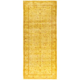 Overdyed One-of-a-Kind 4' 3" X 9' 10" Hand Knotted Area Rug
