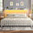 Metal Platform Bed Frame With Storage Headboard And Led Light-1528537563-1528537559