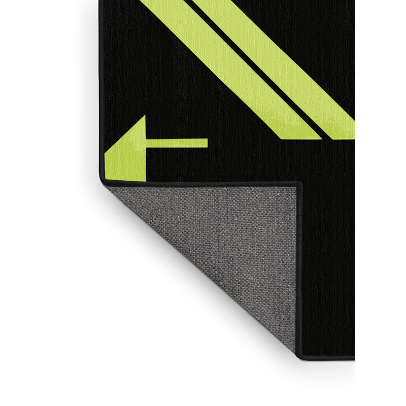 Neon Drift Rug, Rectangle 2' x 3'