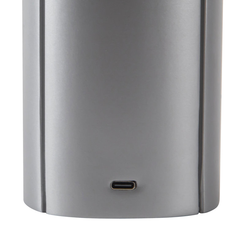 Folio 10-in Black dimmable LED Table Lamp, Space Gray