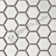 Licata White Matt 1" x 1" Honeycomb Porcelain Mosaic Tile