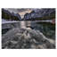 «Black Icy Mountain Lake with Snow», photographie-35061669-35061674