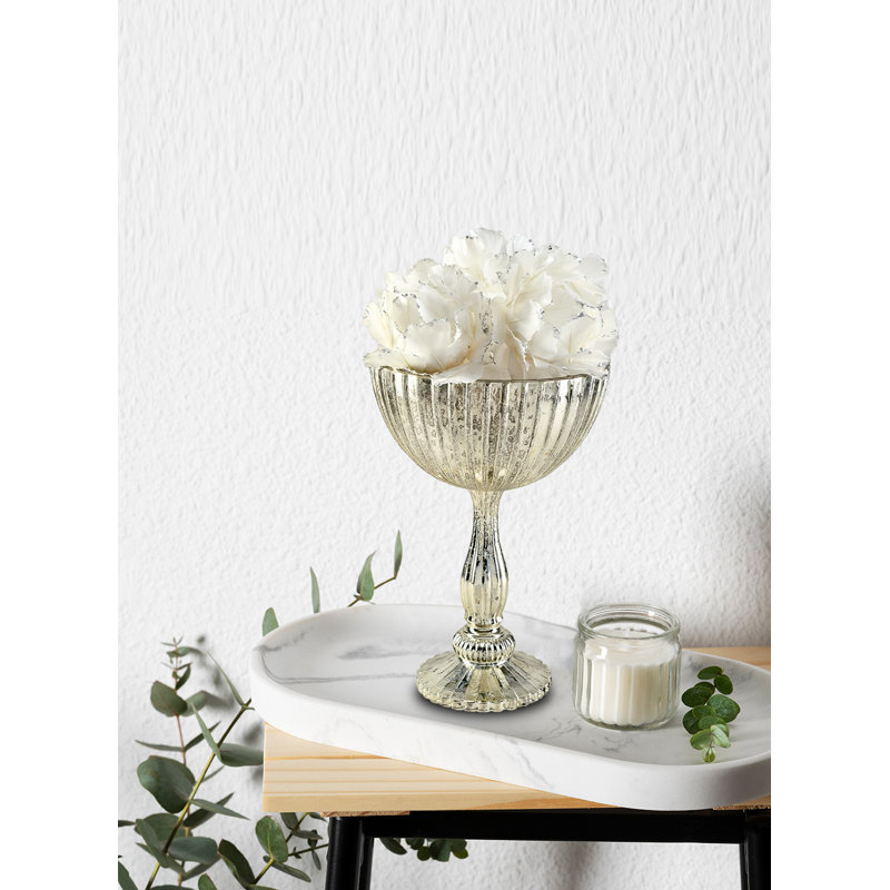 Pot en verre Otter, H 10,75 po x l 7,25 po x P 7,25 po