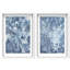 Blue Folliage Set Shadowbox Floral & Botanical Print by Oliver Gal, Black Frame, 10 x 15-1625581083-1625581084