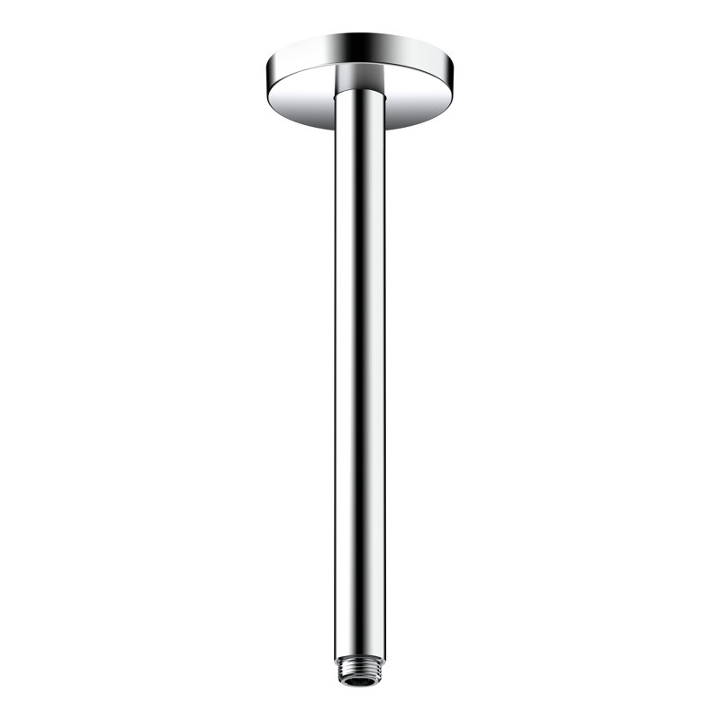 AXOR ShowerSolutions Square 12-Inch Extension Pipe for Ceiling Mount Shower Heads, Chrome