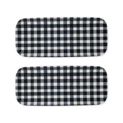 2-Piece Gingham 15" Tray