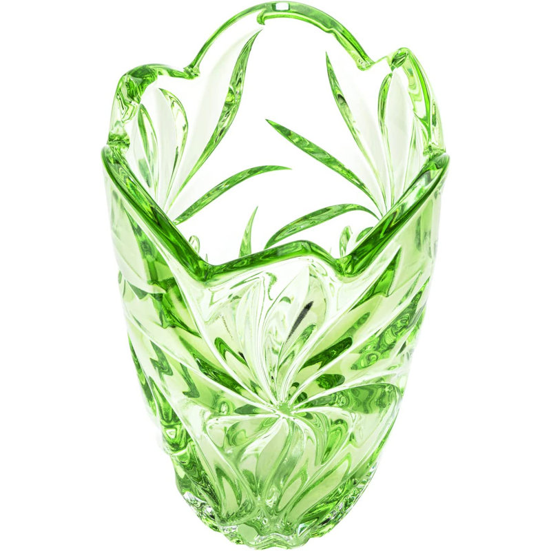 Urnes en cristal sans plomb Bohemia, Vert