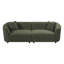 Canapés courbés et confortables, 87,5 pouces Boucle Modern Contemporary Home
