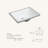 White Rectangular Undermount Bathroom Sink with Overflow