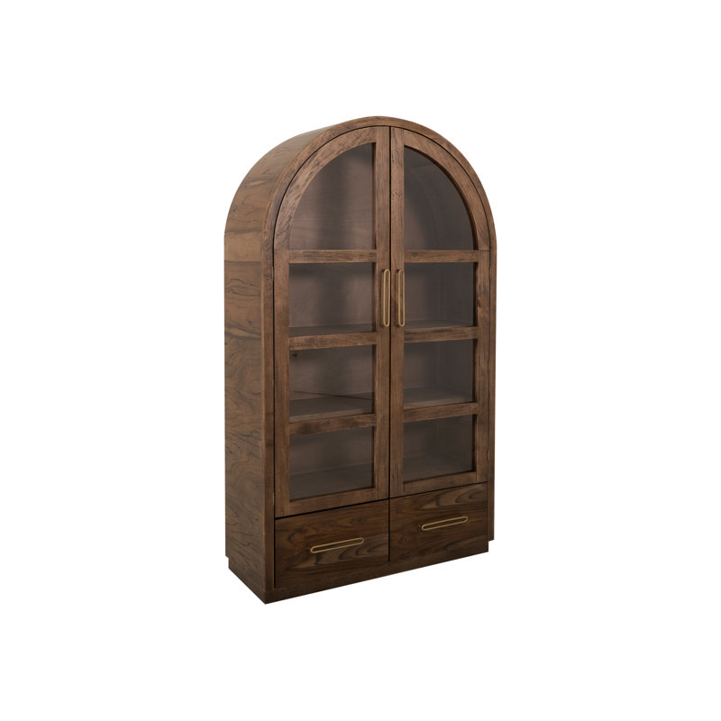 Ithzel 2 Drawer & 2 Glass Doors, Cabinet
