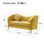Belice 164cm W 2 Seater Chenille Tufted Sofa with Two Throw Pillows-556095623