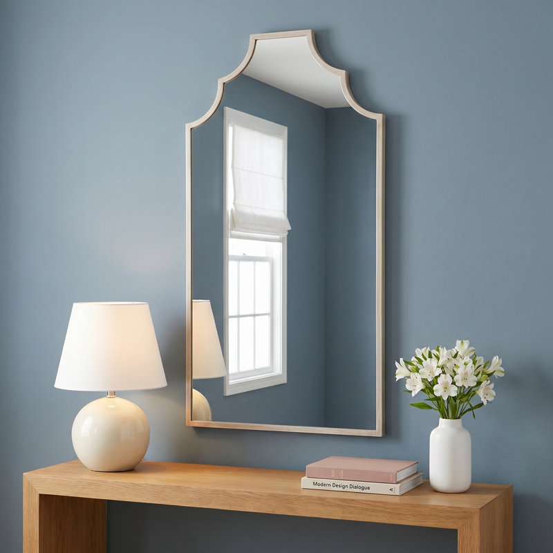 Metal Arched Wall Mirror