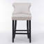 Tabourets de bar en velours-946461042