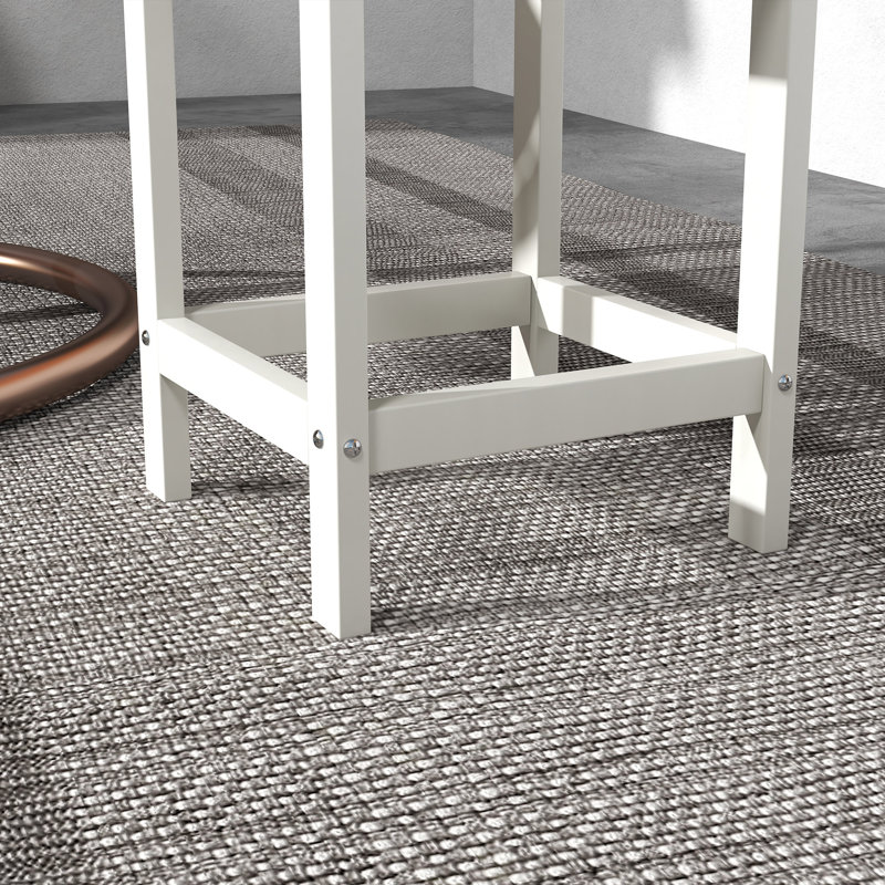 Square Outdoor Side Table , 38cm cm W 38cm cm D