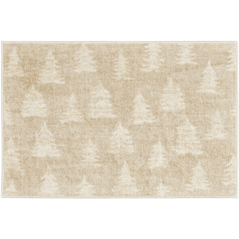Arbre de Noël décoratif de Noël Millwood Pines, Rectangle 2 pi x 3 pi