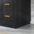 Gazsi 36" Single Bathroom Vanity Set With Grain White Engineered Stone Countertop With Mirror-1363134109