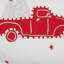 Coussin lombaire en coton camion et arbres