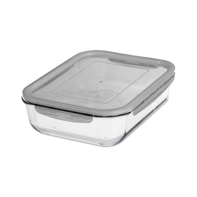 SmartStore Glass Food Container 0.25 L, 0.75 L, 1.6 L & 2.7 L With Airtight Lid