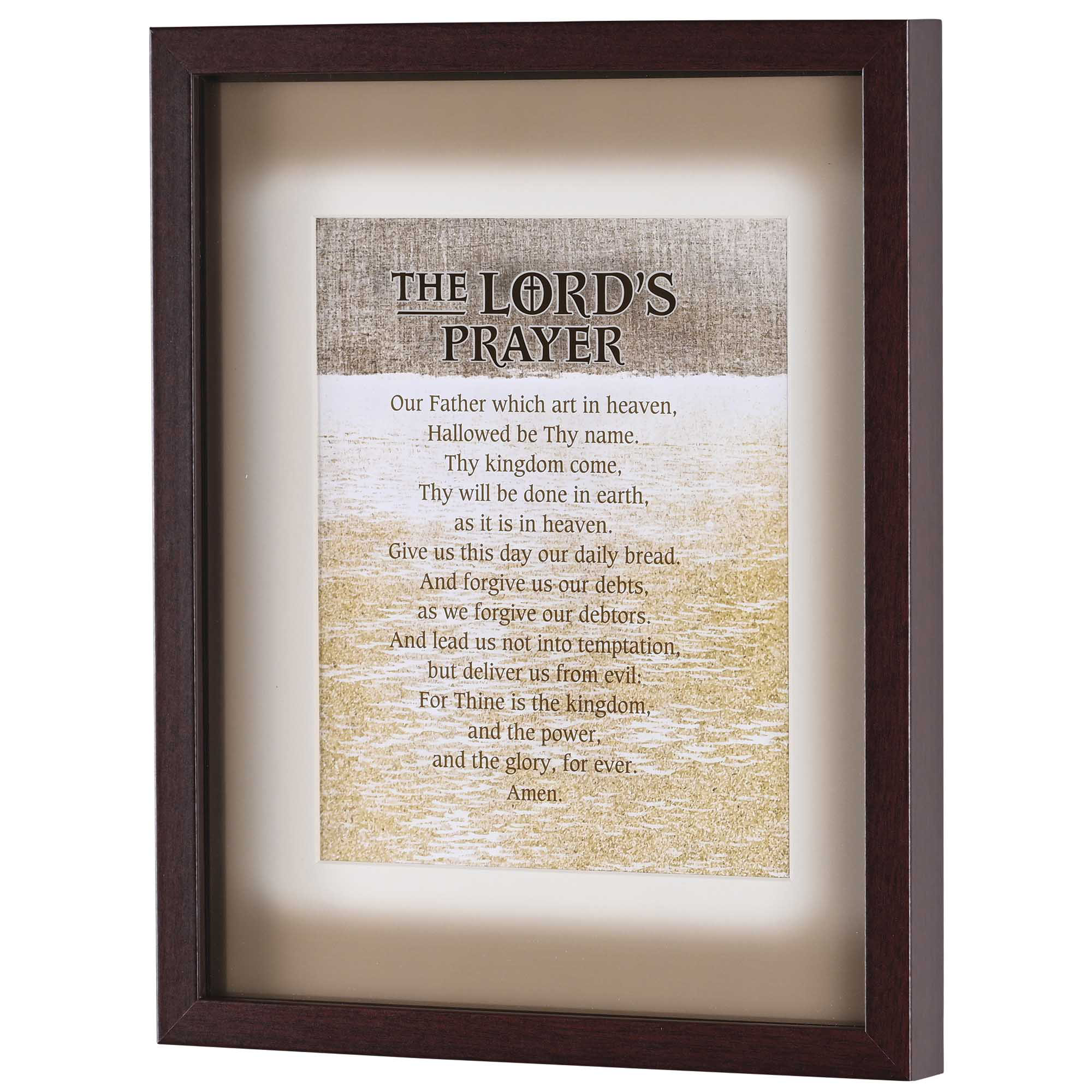 Trinx Framed Wall Art Lords Prayer KJV 11x14 | Wayfair