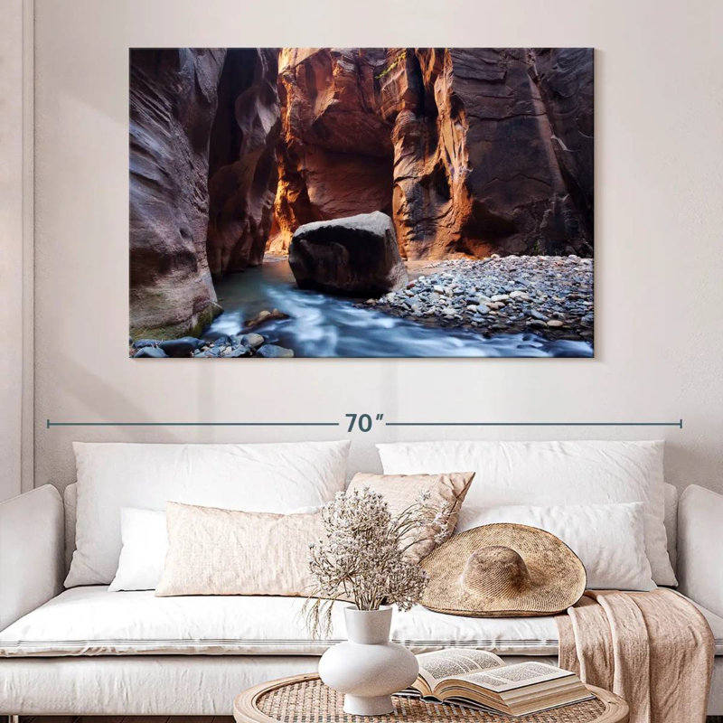 Alvord Zion Narrows, 34" H x 51" W