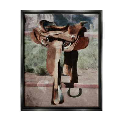 " Abstract Equestrian Saddle " by Milli Villa