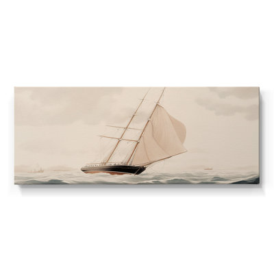 Série nautique-XXXV- Toile tendue avec châssis - Prêt à accrocher